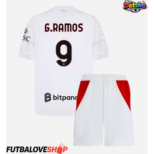 Dres AC Milan Goncalo Ramos #9 Preč pre deti 2026-27 Krátky Rukáv (+ trenírky)